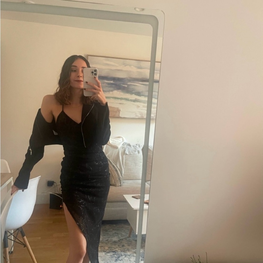 Elegant Black Women's Dress